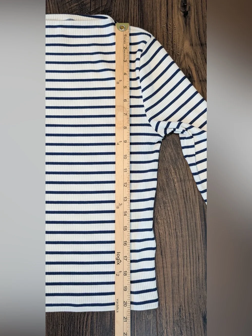 J. Crew Women’s Ribbed Boatneck Stripe Long Sleeve Cuff Buttons Size Small